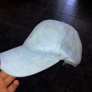 Baby Blue Suede Hat